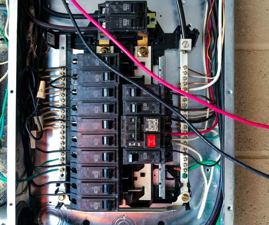 Electrical panel in a home